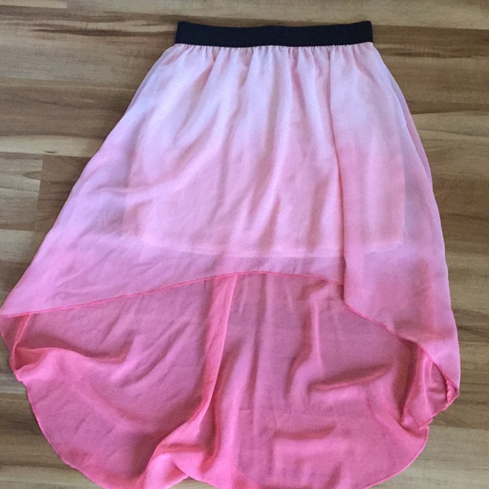 Brand new ombré high low skirt